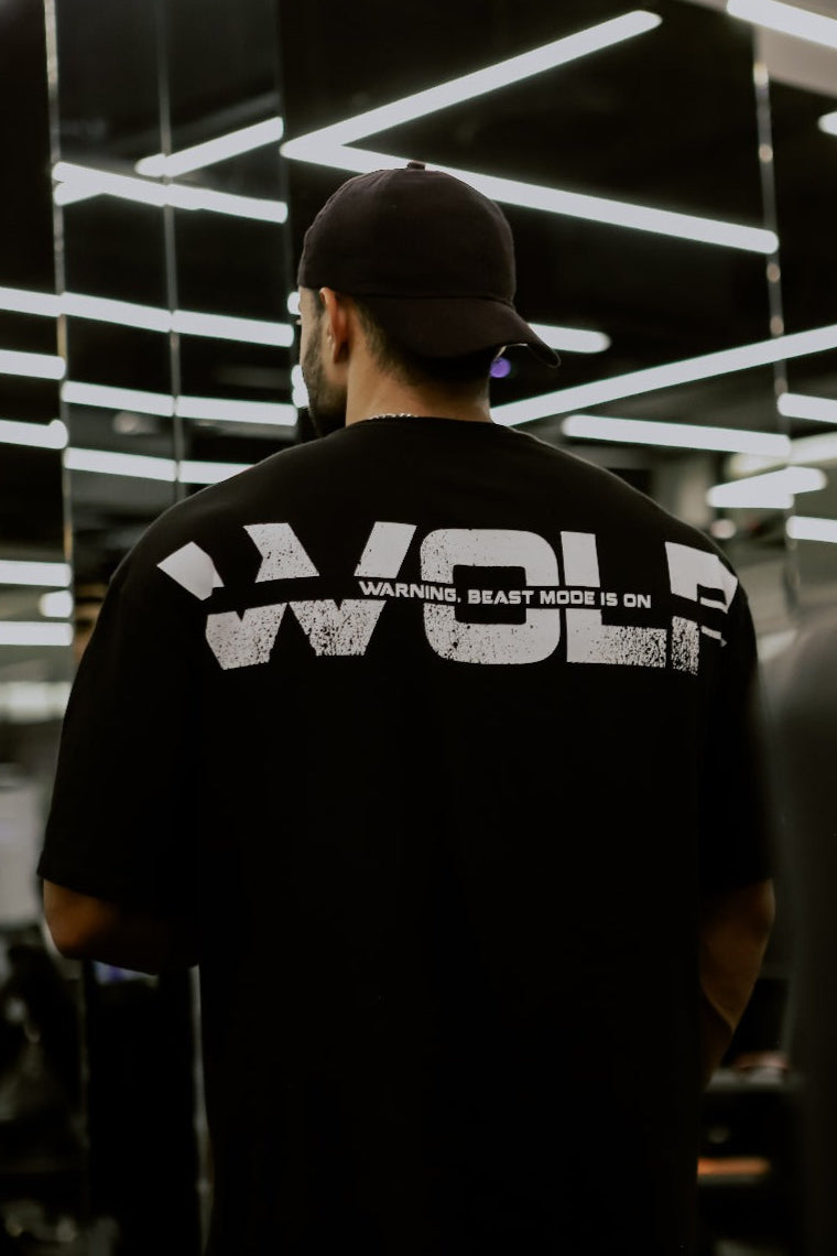 WearWolf™ Discipline Oversized T-Shirt – Black And White Edition