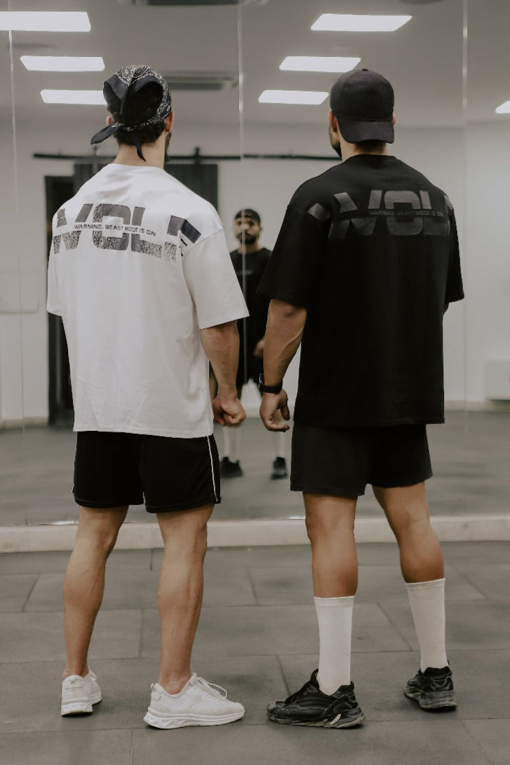 WearWolf™ Discipline Oversized T-Shirt – White Edition