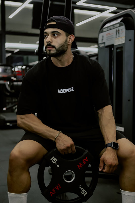 WearWolf™ Discipline Oversized T-Shirt – Black And White Edition